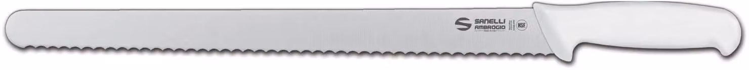 Coltello panettiere cm 36 bianco linea Supra di Sanelli Ambrogio
