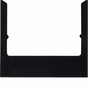 Berker 13196616 Cornice di design angolare, accessorio in vetro nero