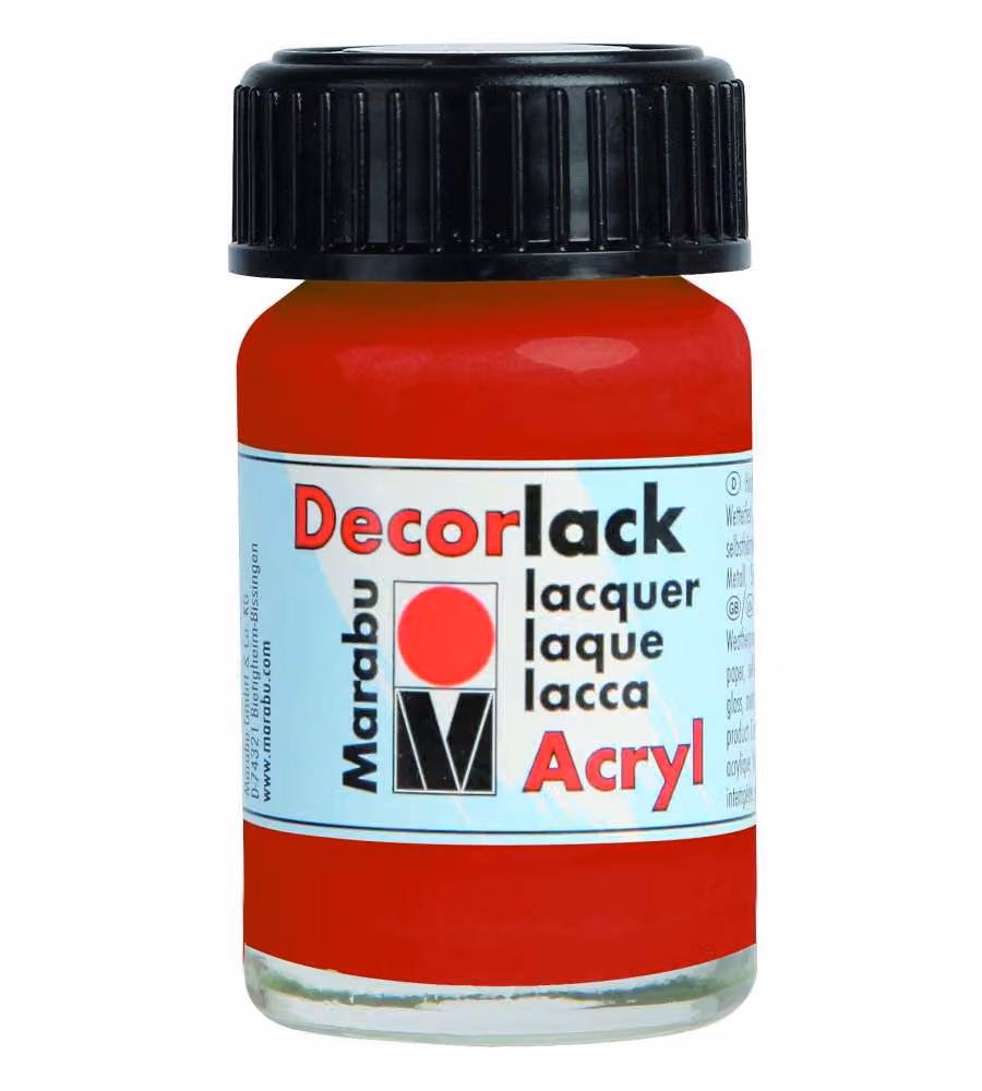 Decorlack Acryl Marabu 15 ml Rosso Ciliegia