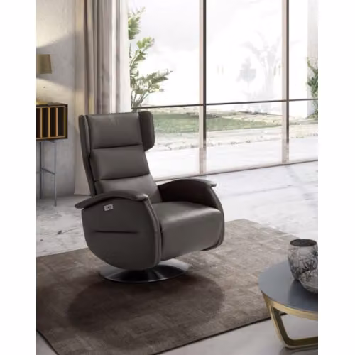 Poltrona girevole relax con alzapersona Siviglia - Spazio Relax