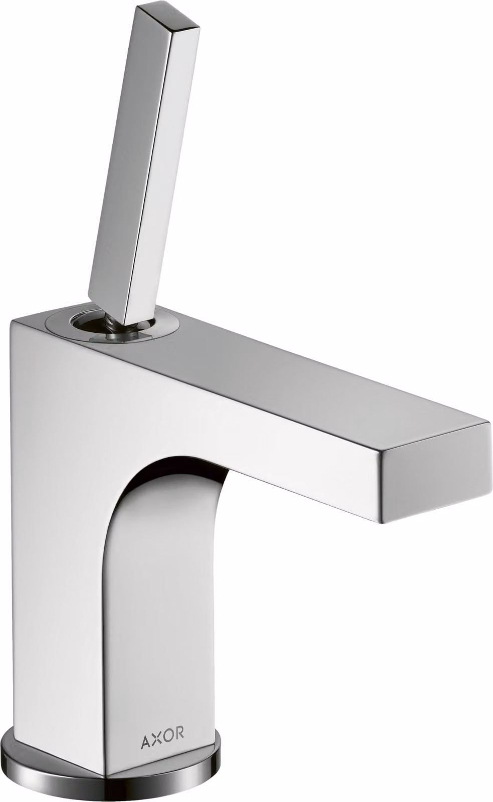 hansgrohe AXOR Citterio Mitigeur monocommande de lavabo 90, vidage escamotable, pour lave-mains, 39035000, 39035000