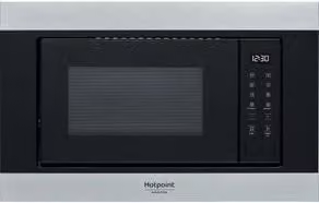 Microonde da incasso Hotpoint Ariston in acciaio inox con capacità 20 l e potenza 900W – 1