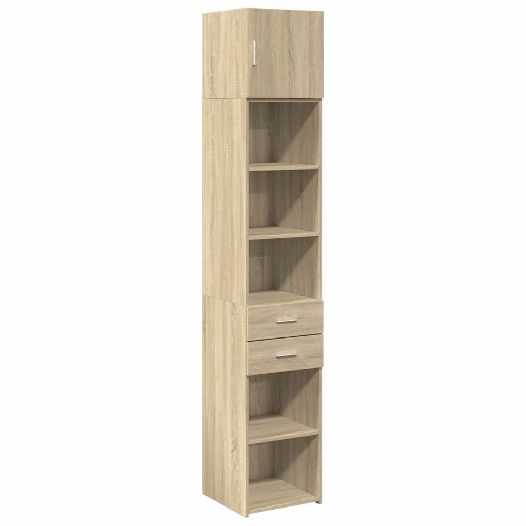 Mobile Sottile Rovere Sonoma 40x42,5x225 cm in Truciolato