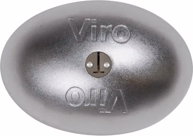 Coppia di Lucchetti Van Lock Viro in Acciaio Inox Colore Argento
