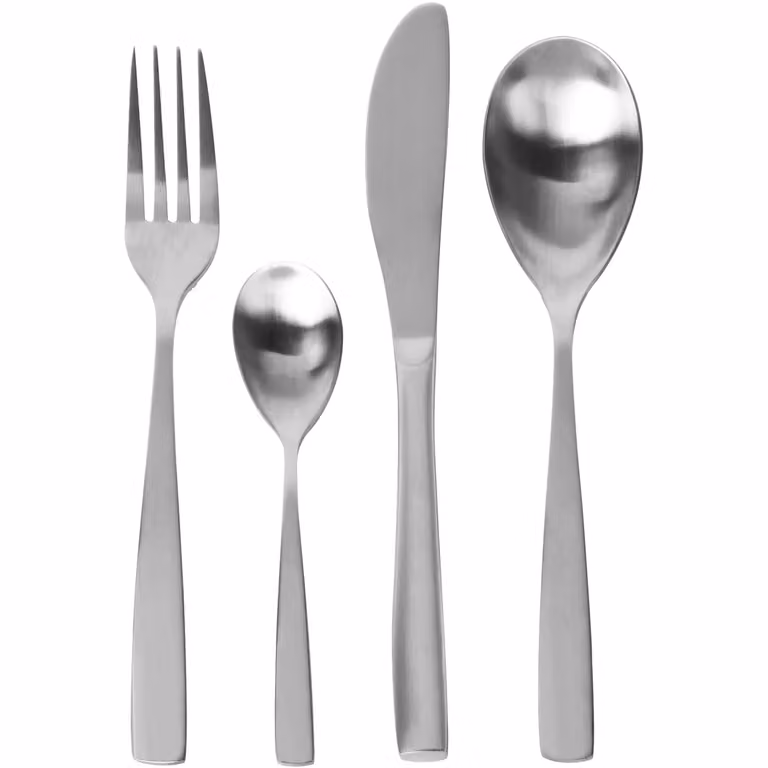 Servizio posate Kisara Gusto Casa in acciaio inox satinato, 24 pezzi