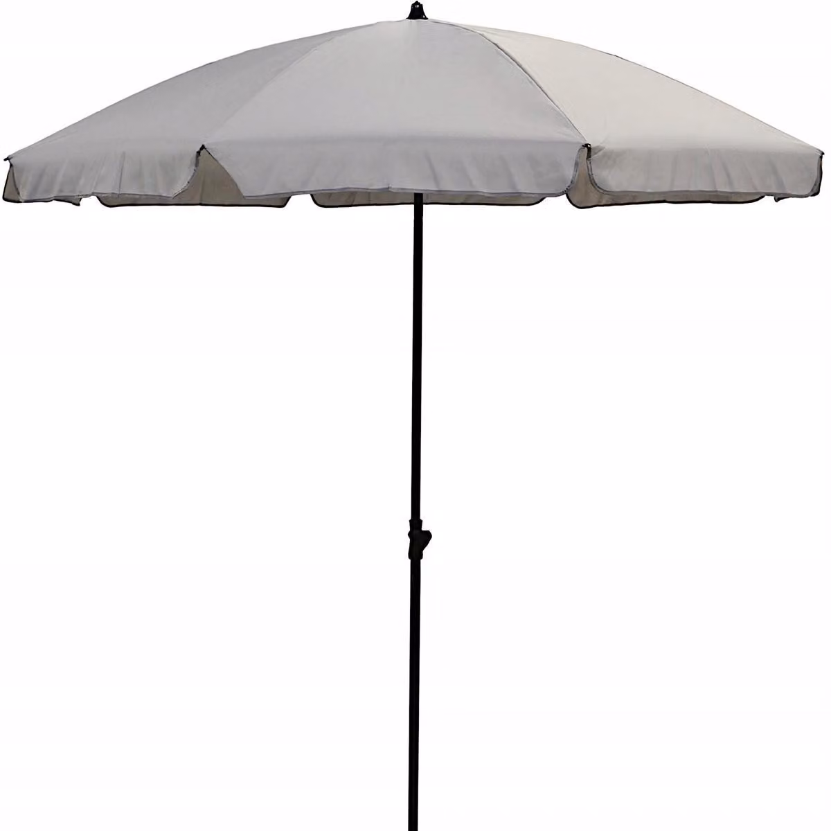 Ombrellone da giardino 185 cm, grigio chiaro, protezione UV UPF 30+, inclinabile e regolabile in altezza, con custodia