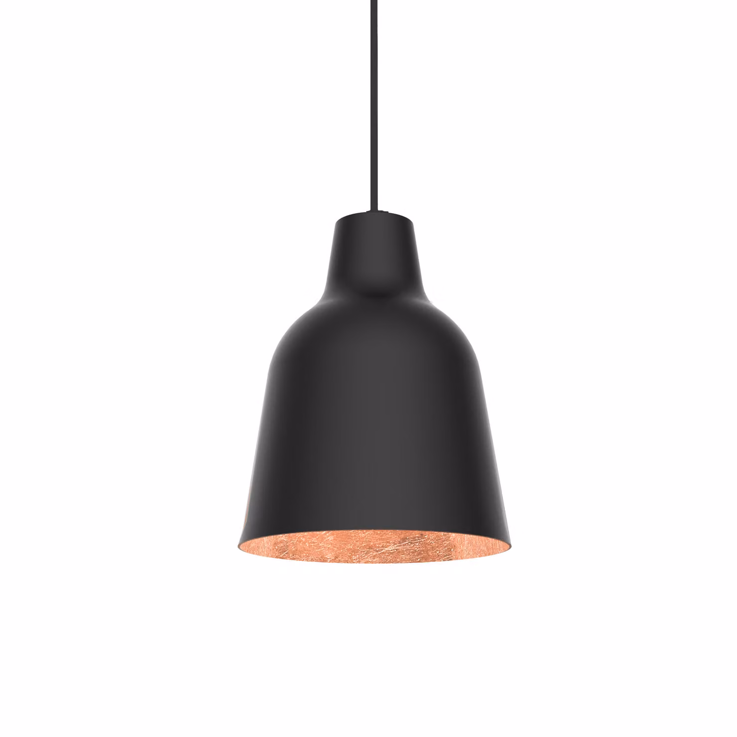 Lampada A Sospensione Dong Nera A Foglia