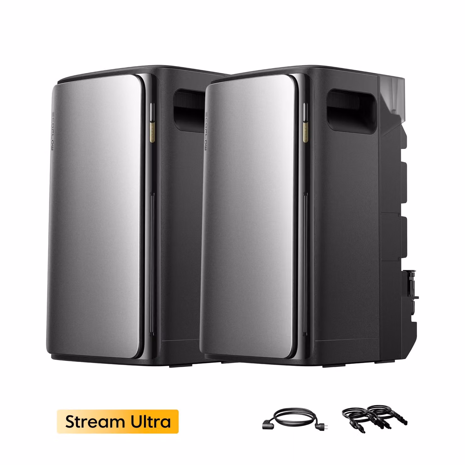 Impianto fotovoltaico da balcone con accumulatore da 3840 Wh, Ecoflow Stream Ultra da 1920 Wh x 2, accumulatore all-in-one per impianti fotovoltaici da balcone, uscita CA da 2300 W, 4 MPPT, IVA 0%