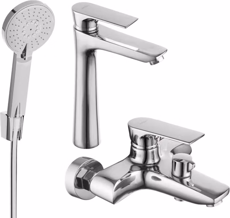 Mexen Axel R40 set da bagno, cromo - 73813R40-00