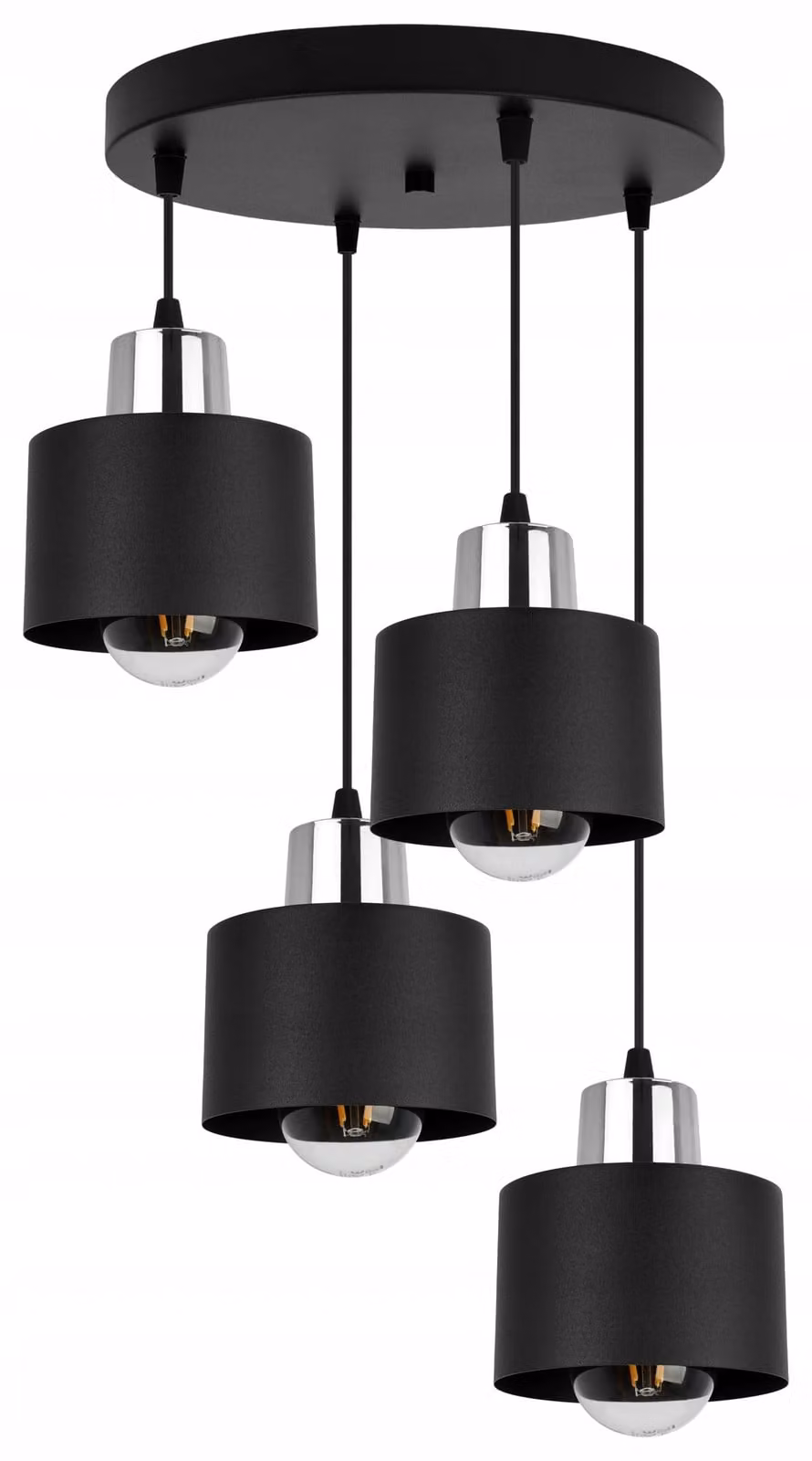 Moderna Lampada A Sospensione Lampada A Led Nera