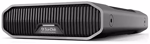 Hard Disk Esterno SanDisk Professional G-DRIVE da 12TB con connessione USB-C, Grigio