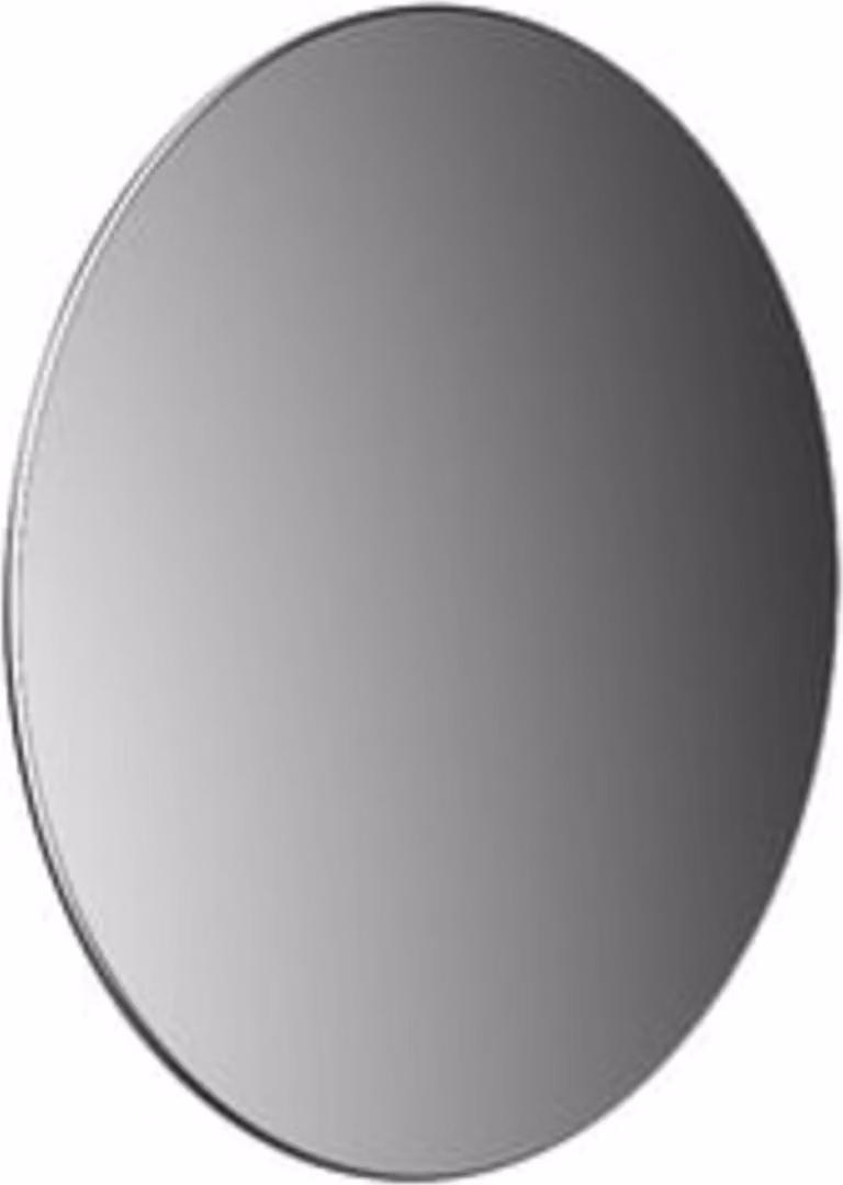 emco puree miroir adhésif, diamètre 153 mm, sans cadre, grossissement 3x, chrome, 109400001, 109400001