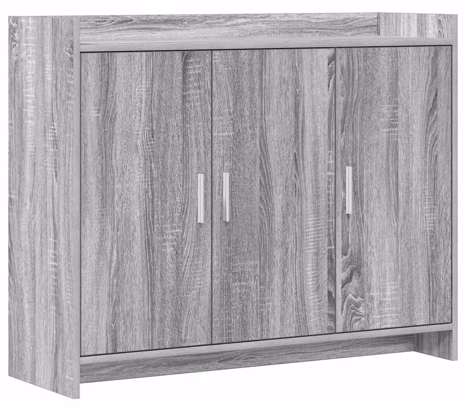 Mobiletto contenitore grigio Sonoma, dimensioni 98,5 x 33 x 80 cm