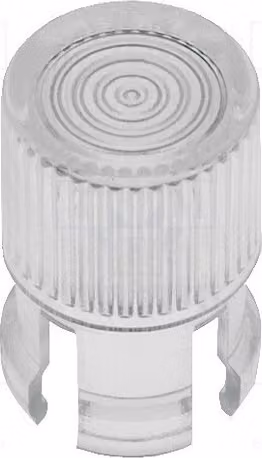 2 lenti per LED da 5 mm, modello 8665, trasparenti e rotonde