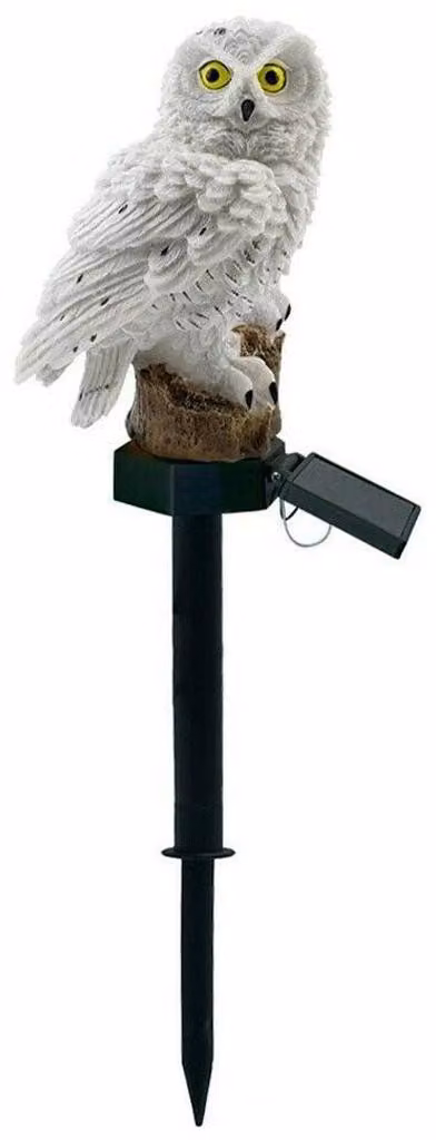 Lampada da giardino solare LED, impermeabile, bianca, 13,5 cm