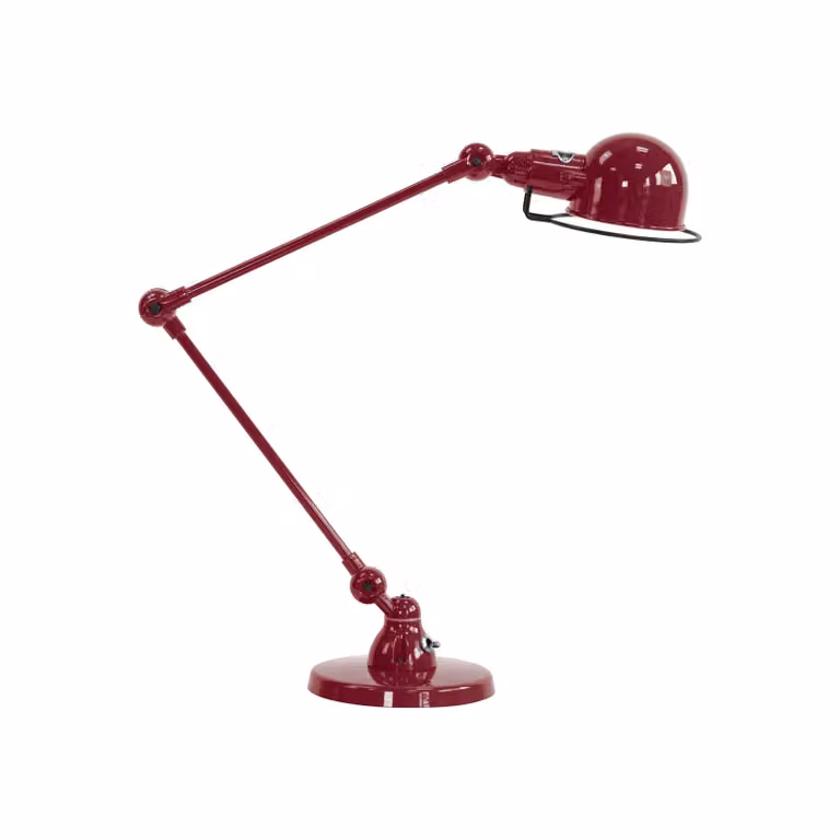 Jieldé Lampada da scrivania Signal SI333, Rosso, Soggiorno / Sala da pranzo, Alluminio, Industriale, Lampada da tavolo