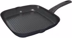 Bistecchiera in alluminio antiaderente Ballarini Thermopoint Nero L: 28 cm