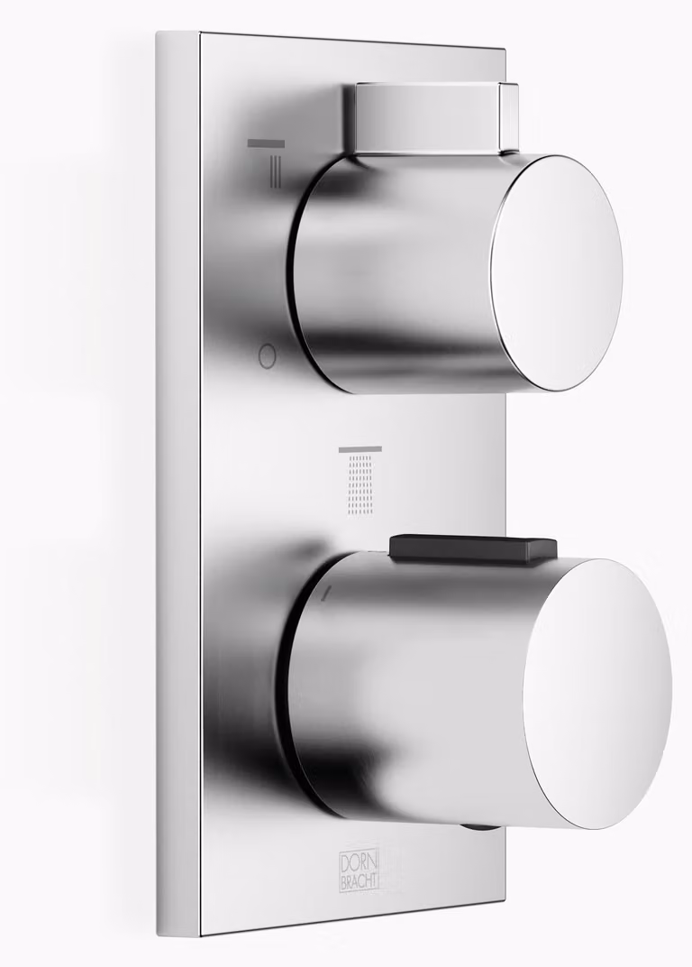 Thermostat encastré Dornbracht avec régulation de débit à trois voies, 36427670-93, 36427670-93