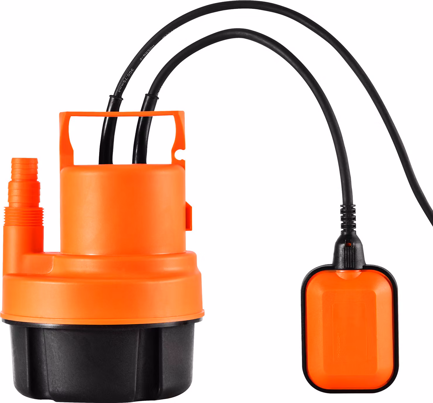 Pompa multiuso SucceBuy, altezza di mandata di 23 piedi, 320 W, alta portata, 1585 GPH, pompa sommergibile con cavo di alimentazione di 10 piedi per piscina, giardino, drenaggio di cantina