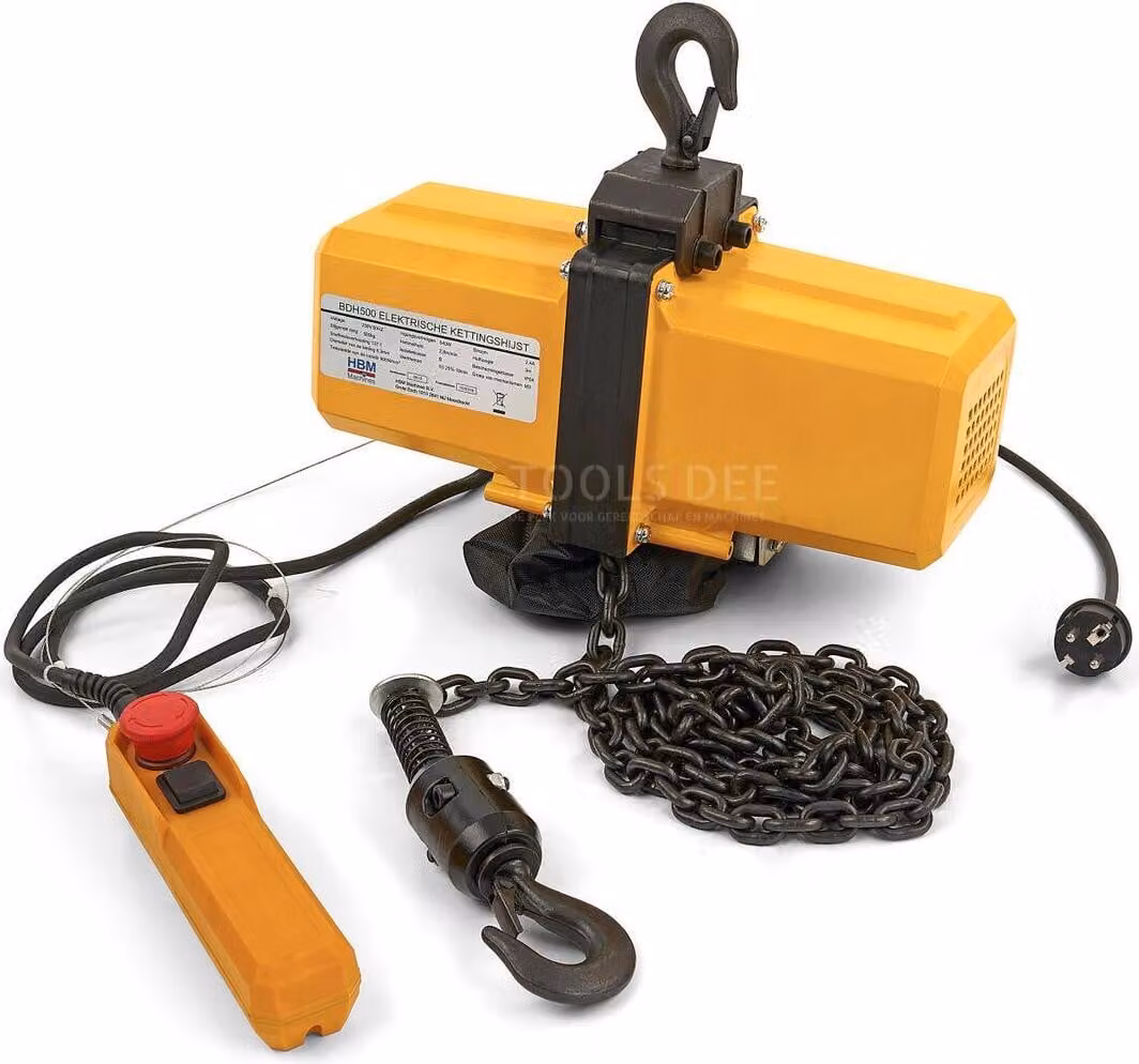 Traslatore elettrico a catena, capacità 500 kg, professionale