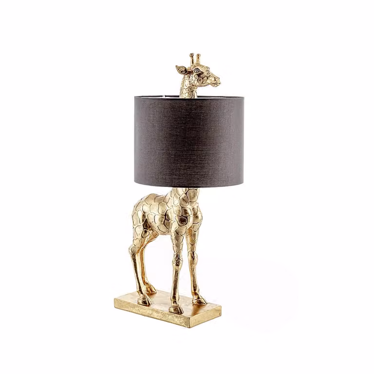 Lampada da tavolo giraffa oro 70 cm