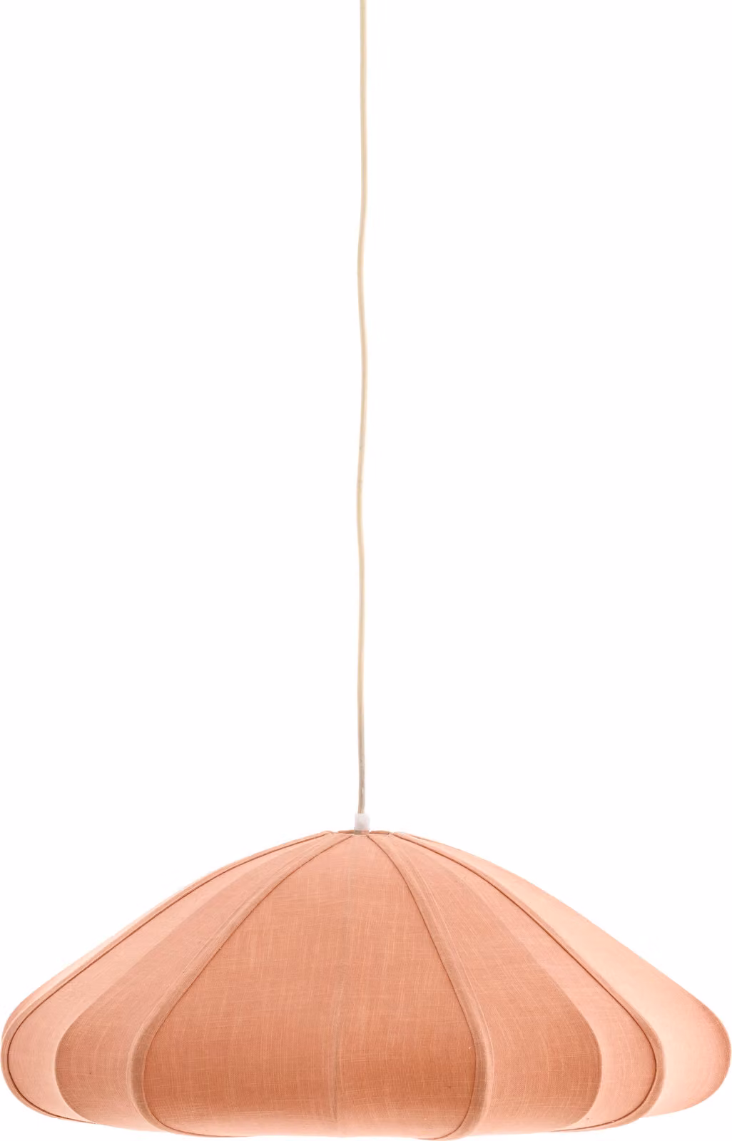 Lampada a sospensione - rosa - CESANO - tessile - E27 - 2988795 - Light & Living