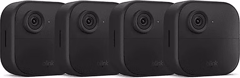 Blink B0DHLT8T9L, telecamera di sicurezza IP, per esterni, wireless, da parete, nera, a forma di cubo
