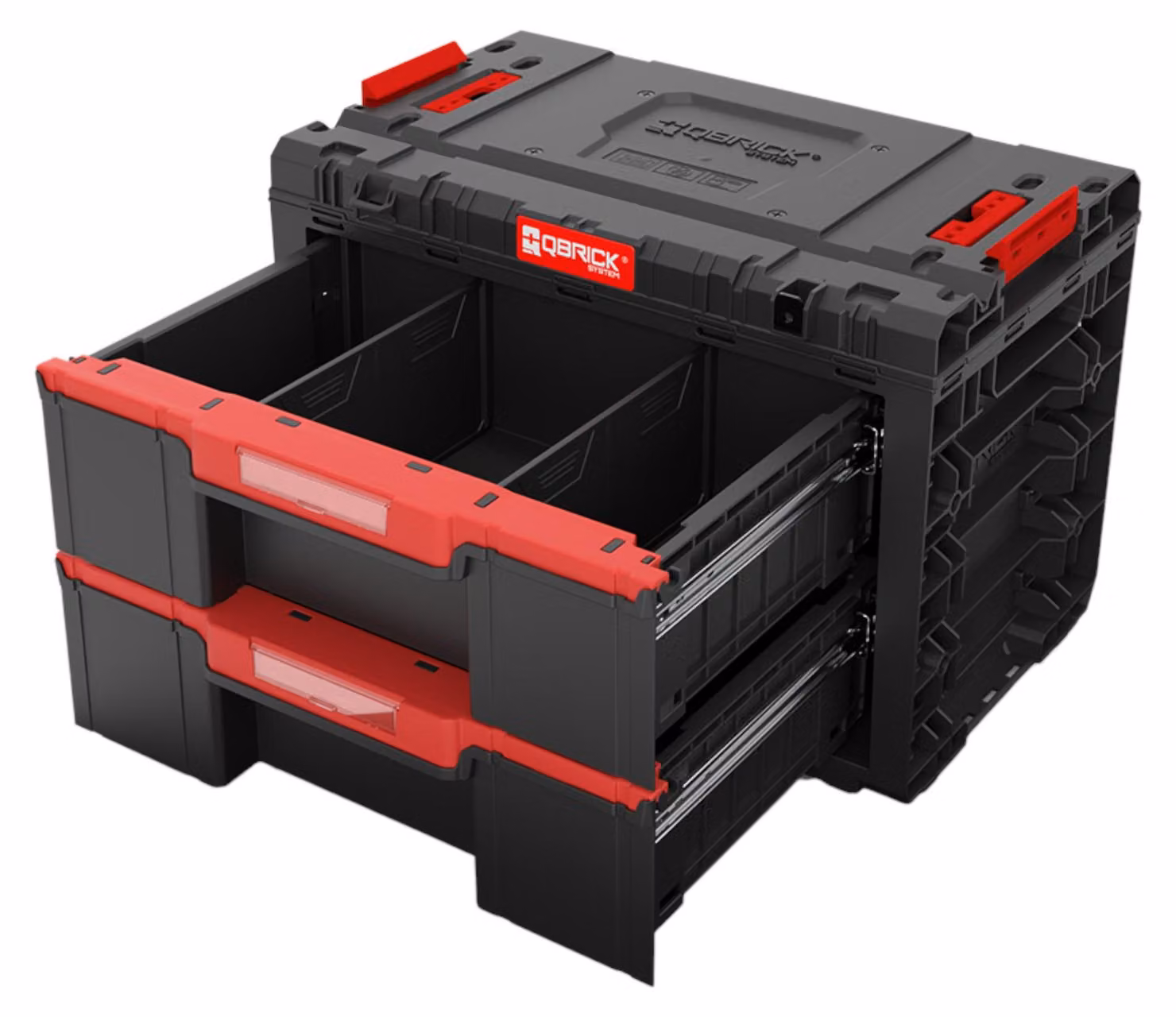 Qbrick System PRIME Drawer 2 Toolbox Basic cassetta degli attrezzi modulare con 2 cassetti 542 x 335 x 369 mm 24 l