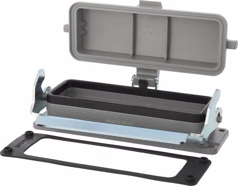 HARTING Han 24B Custodia aggiuntiva con 1 staffa longitudinale con cappuccio protettivo in plastica - 1 pezzo