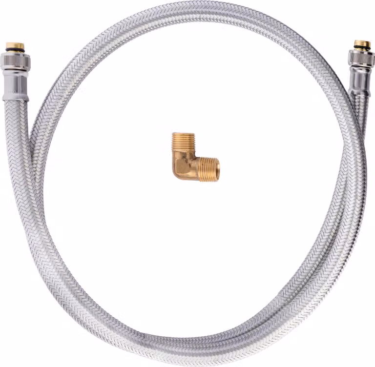 Tuyau de raccordement Duravit pour bec de baignoire, 790188000000000, 790188000000000