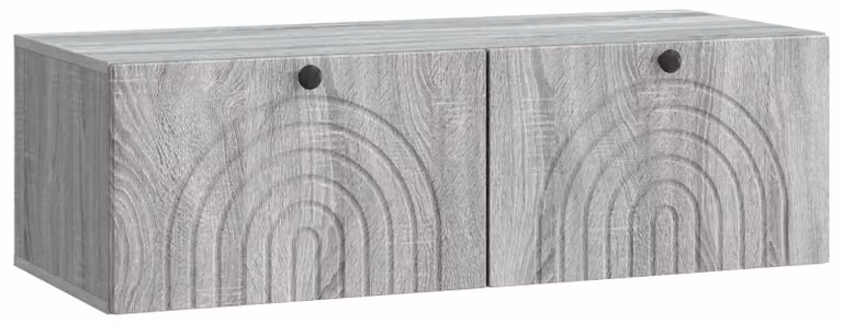 Mobile Porta TV da Muro Grigio Sonoma 99 x 41 x 30 cm