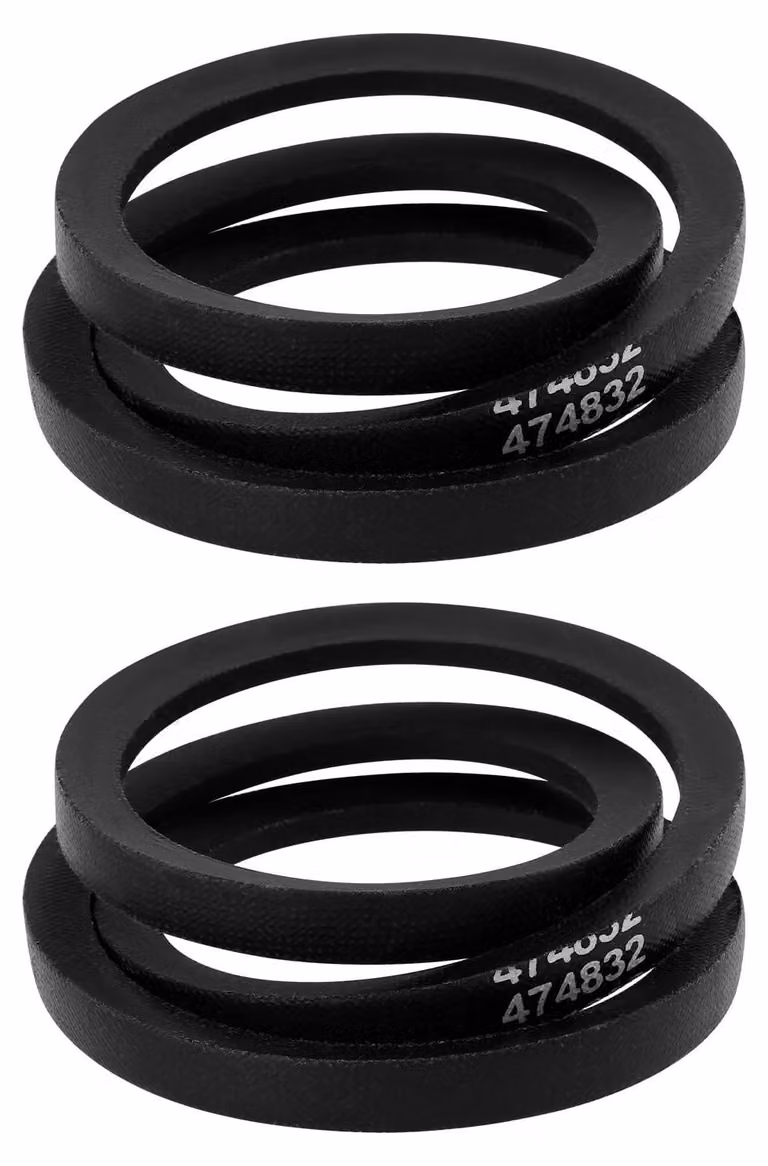Omgoods - Cinghia per tosaerba a V, 825 mm - Ricambio - 2 pezzi - Compatibile con ALKO Highline - Materiale resistente - Prestazioni affidabili - Grasso per tosaerba