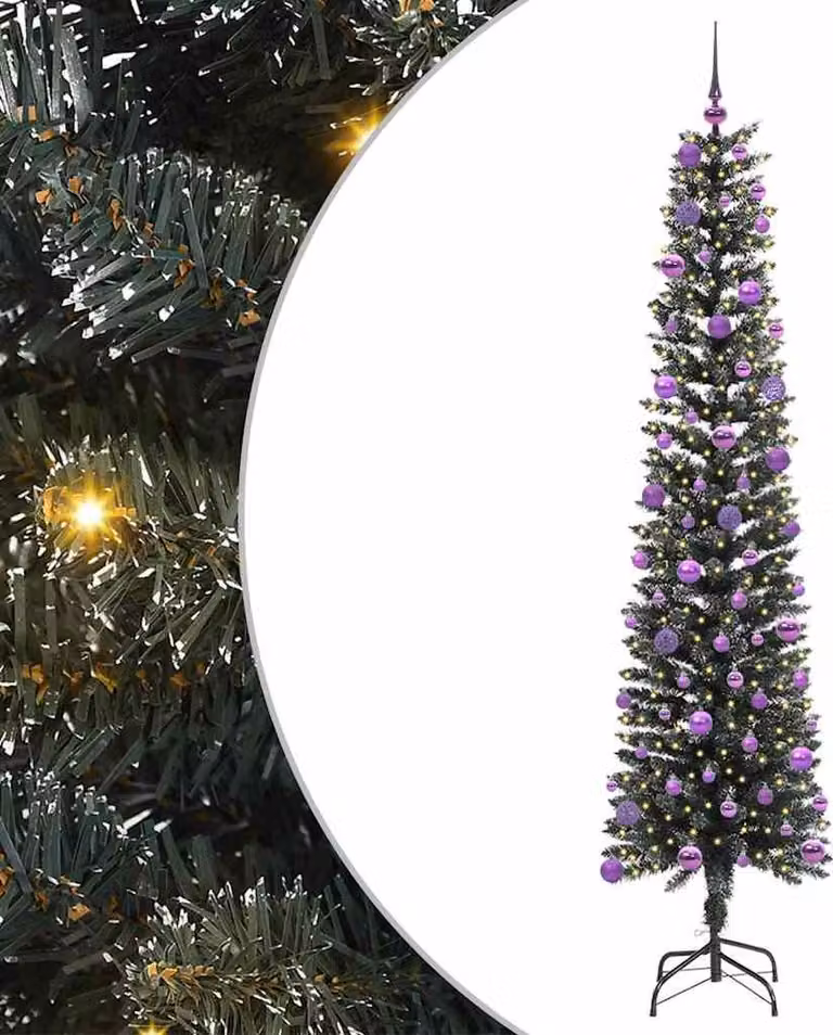 Albero di Natale artificiale con 300 LED Verde 240 cm