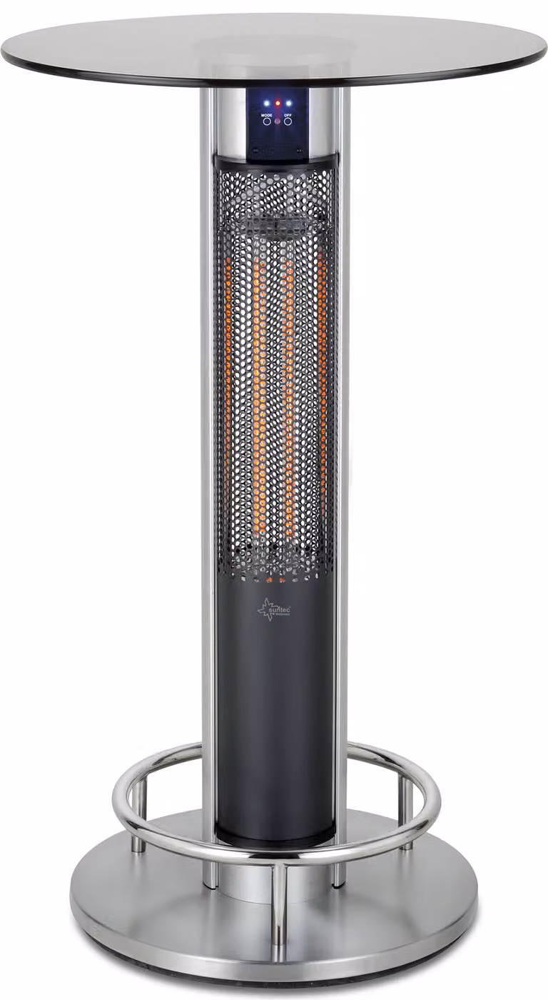 Suntec Heat Patio 1600 con piano in vetro da 110 cm