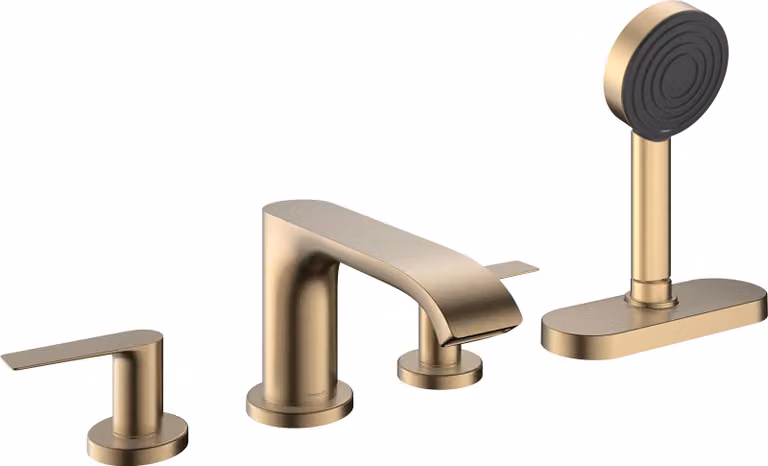hansgrohe Vivenis Robinetteries de bord de baignoire 4 trous avec sBox, 75444140, 75444140