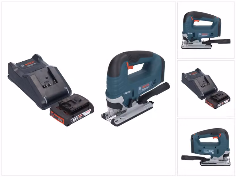 Bosch GST 18V-125 B Professional Seghetto alternativo a batteria 18 V 125 mm Brushless + 1x batteria 2,0 Ah + caricabatteria