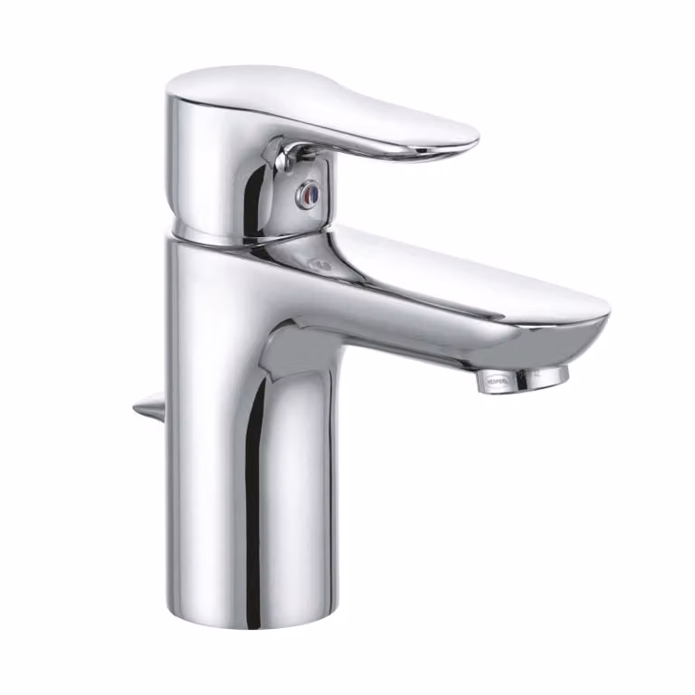 Miscelatore monocomando Kludi Objekta WT senza pressione, con set di scarico, cromato, 1 pz.