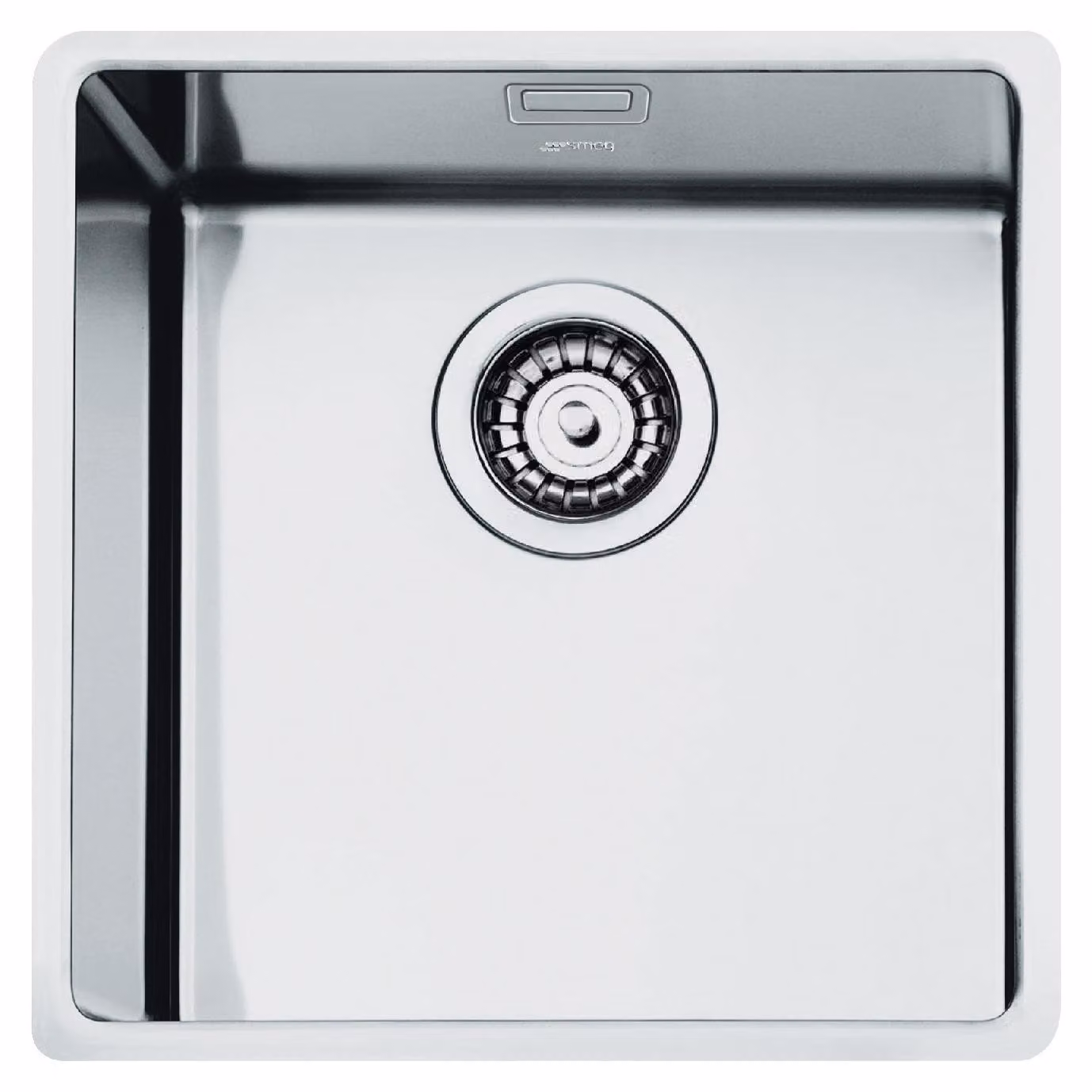 Smeg VFU34SFR, Lavello da incasso, Rettangolare, Acciaio inossidabile, Acciaio inossidabile, 1 vasca, Rettangolare