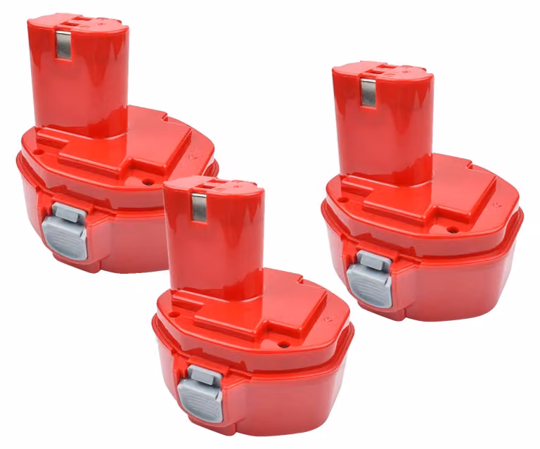 Batterie ricaricabili, capacità 5000 mAh, tecnologia NI-MH, confezione da 3 batterie da 5.0 mAh, 14.4 V