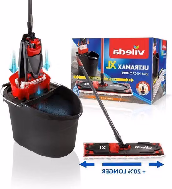Set di pulizia per pavimenti XL - set di pulizia Ultramat con asciugamano extra grande
