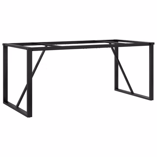 Telaio Gambe a O per Tavolo da Pranzo | Piede del tavolo 180x80x73 cm in Acciaio