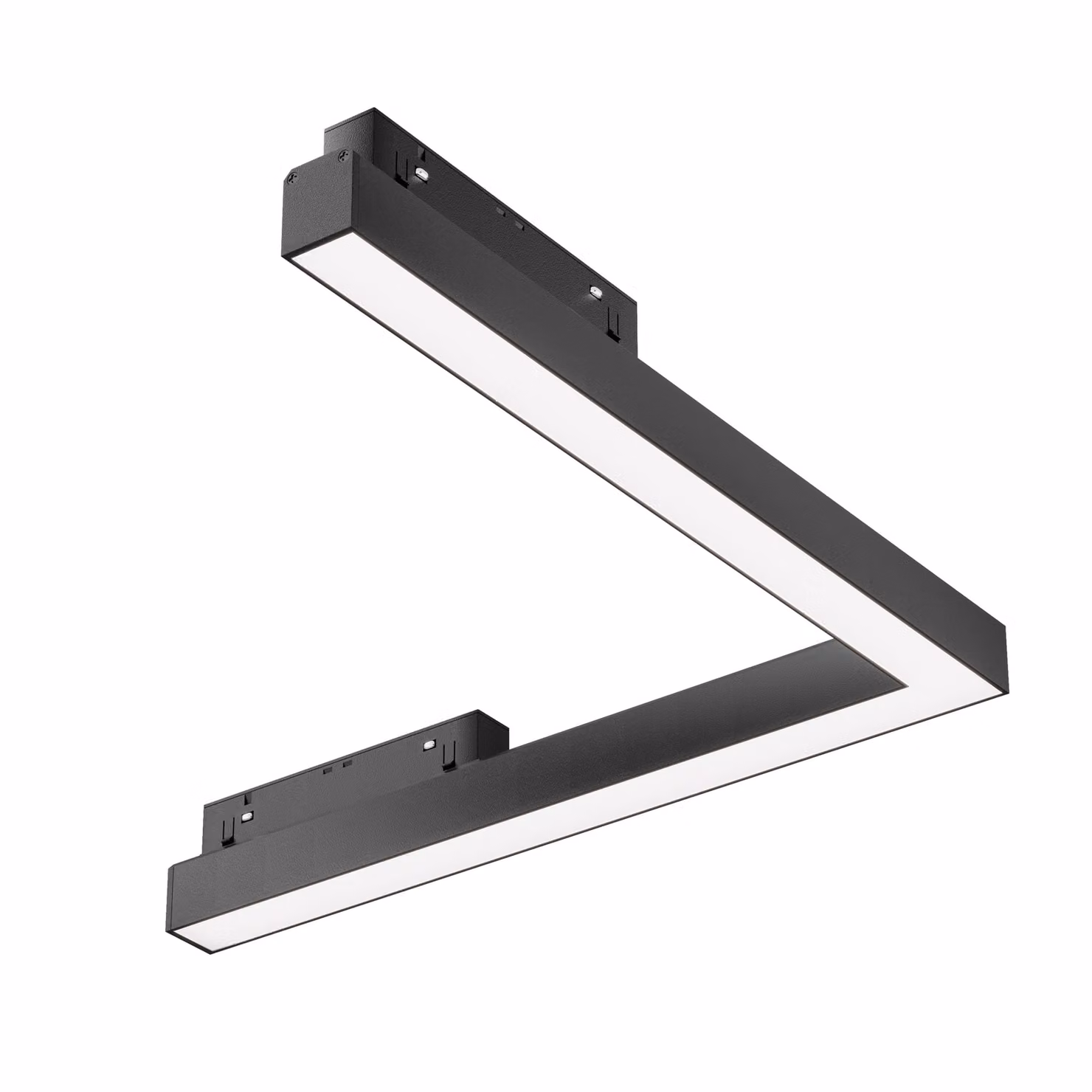 Maytoni apparecchio lineare per sistema a binario magnetico Exility base LED incl. alluminio nero 24W per cucina, camera da letto, soggiorno, sala da pranzo, atrio