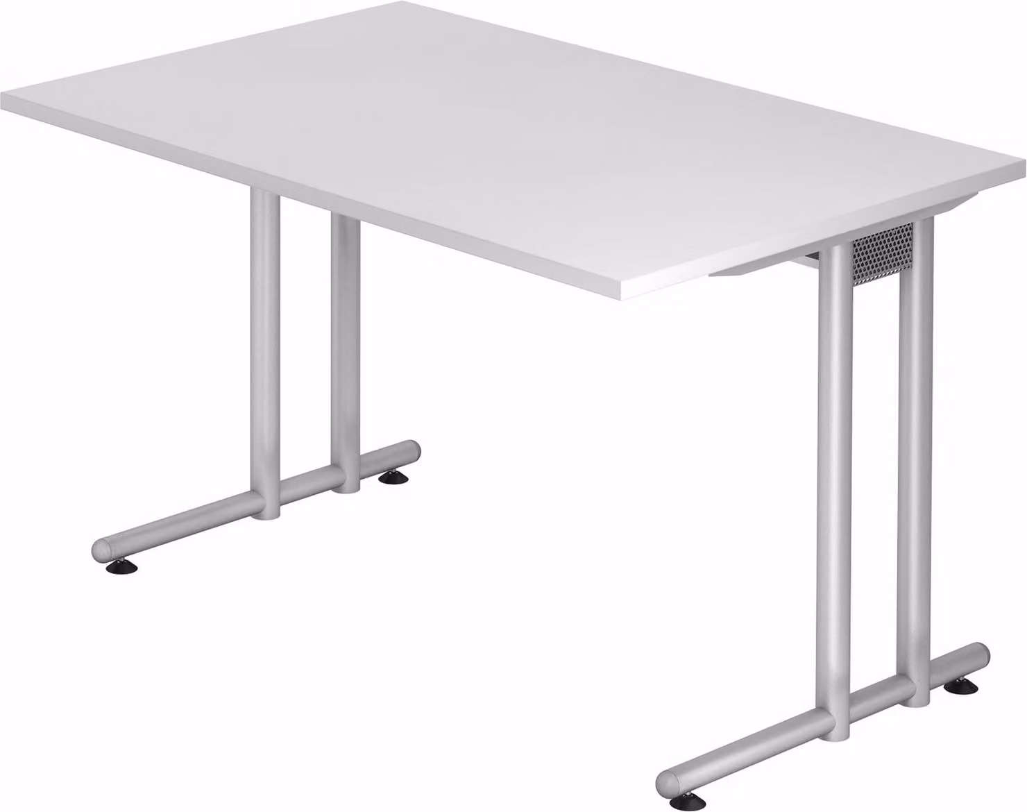 bümö Scrivania Serie-N - Decorazione: bianco, dimensioni: 120 x 80 cm