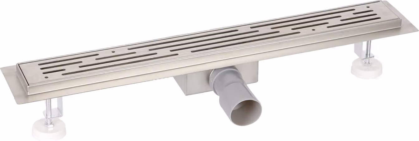 Canalina doccia in acciaio inox Scarico doccia ad acqua Scarico a pavimento (607721: dimensioni 800x70 mm)