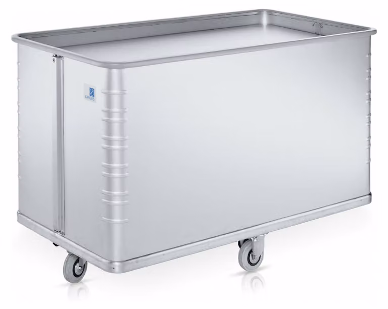 Carrello con fondo a molle Zarges W161 1460x750x920 mm, capacità 570 l