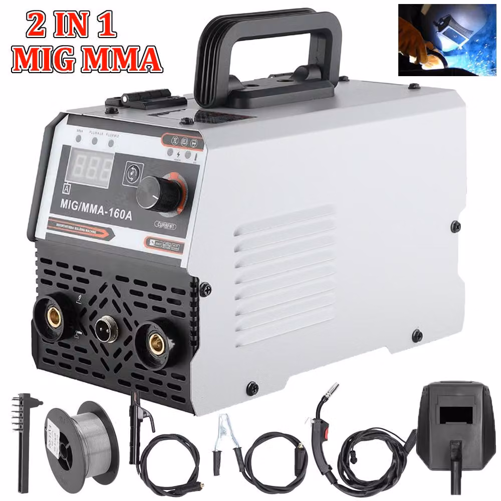 Saldatrice MIG+MMA - Inverter IGBT 2-in-1 - Potenza: 120 W