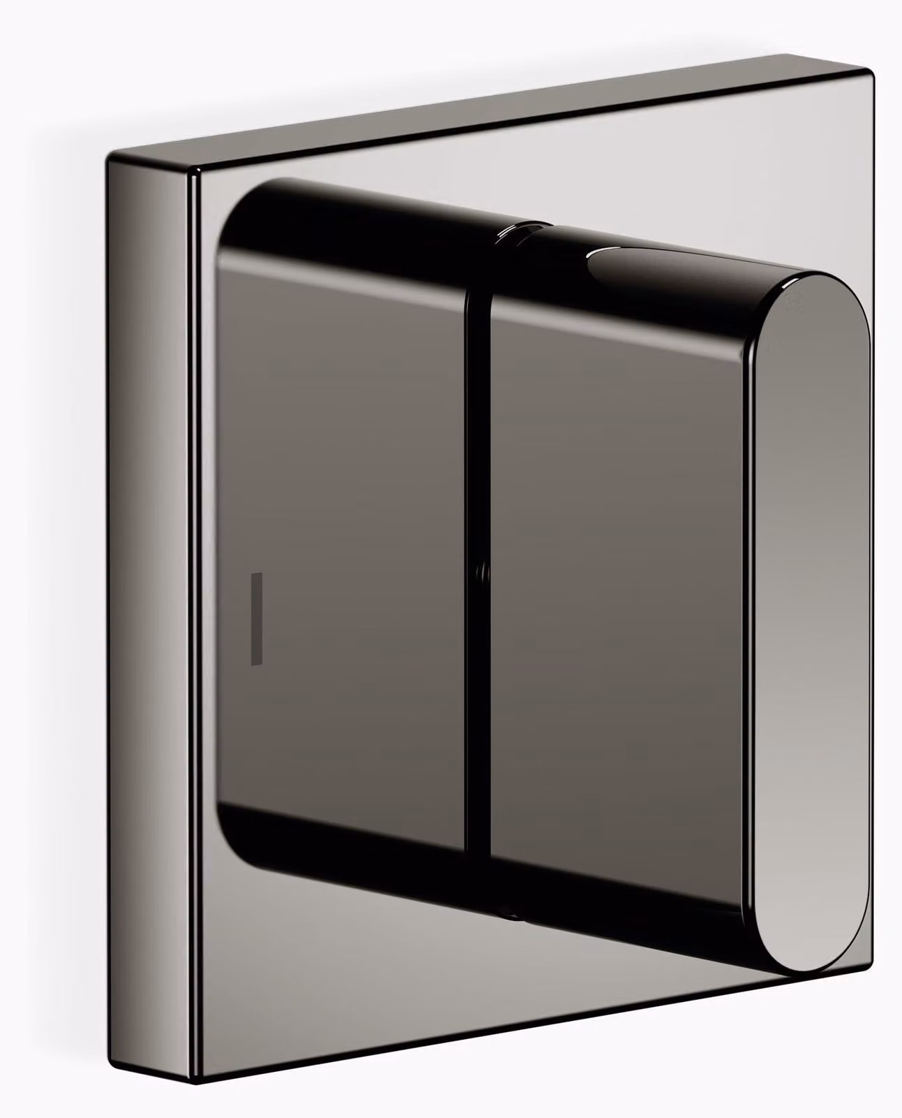 Dornbracht CL.1 inverseur encastré à deux voies, rosace carrée 60x60mm, 36200705-19, 36200705-19