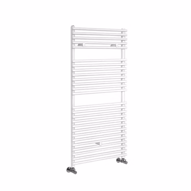 Scaldasalviette Design Bianco 1190x450mm 570W - Termoarredo Bagno - Alta Resa - Arno