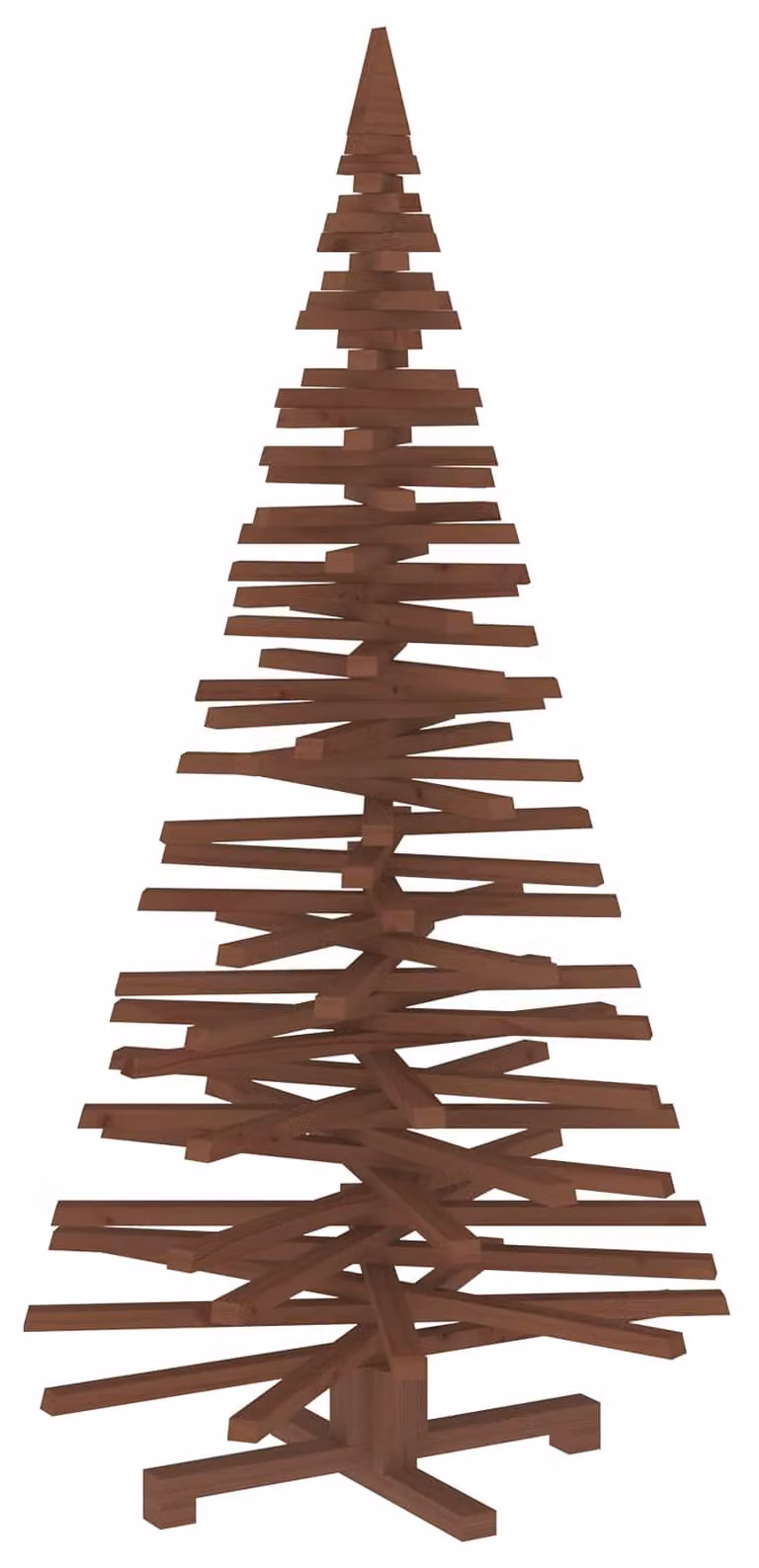 Albero di Natale in legno KOTKA, 150 cm, realizzato in legno massello di pino