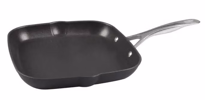 Bistecchiera in alluminio antiaderente con manico V-Shape per induzione linea Alba, diam.28cm (FINE SERIE)